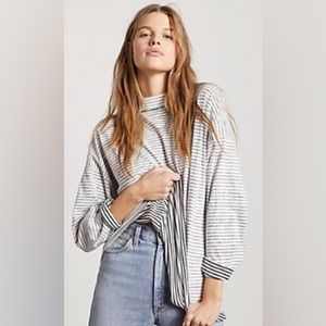 Free People We The Free Be Free Stripe Tunic size XL